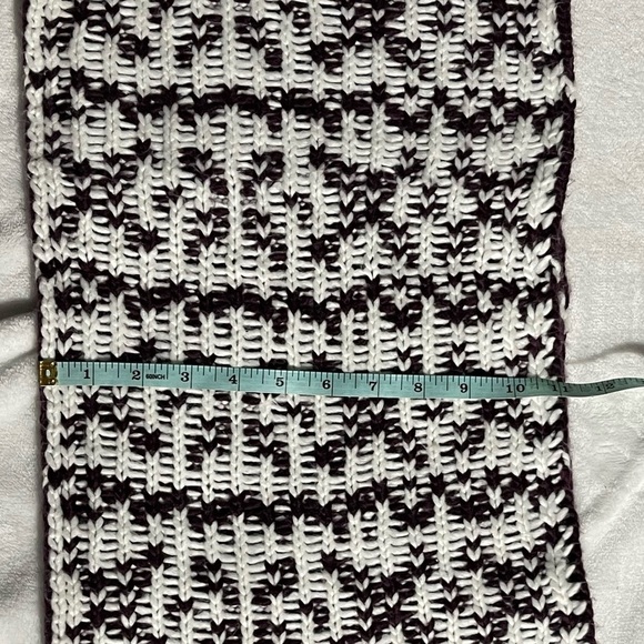 Arctic Print Infinity Scarf - Purple/White - Picture 15 of 15